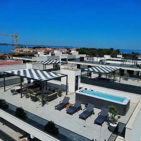 Olive Sea View Penthouse Lägenhet Zadar